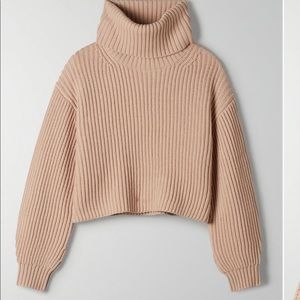 Babaton Guell Sweater in Cream Caramel Size XXS